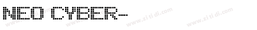 neo cyber字体转换